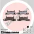 Колодки гальмівні (задні) VW Touareg/Porsche Cayenne 10- (187.4x76)(Brembo)(з низьким продукуванням пилу) ZIMMERMANN 24721.970.1 (фото 1)