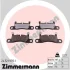 Колодки гальмівні (задні) VW Touareg/Porsche Cayenne 10- (187.4x76)(Brembo)(з низьким продукуванням пилу) ZIMMERMANN 24721.970.1 (фото 2)