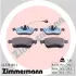 Комплект тормозных колодок, дисковый тормоз ZIMMERMANN 247781651 (фото 1)