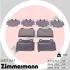 Комплект тормозных колодок, дисковый тормоз ZIMMERMANN 248271401 (фото 1)