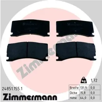 Заднi Peugeot 308 II 06.2015-, Jaguar XK Coupe -07.2014 ZIMMERMANN 248511551