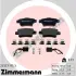 Комплект тормозных колодок, дисковый тормоз ZIMMERMANN 253571753 (фото 1)