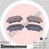Колодки гальмівні дискові ZIMMERMANN 255401451 (фото 2)