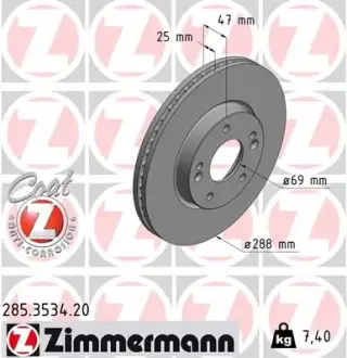 Передні Hyundai i30, Ceed 2017- ZIMMERMANN 285353420
