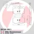 Комплект тормозных колодок, дисковый тормоз ZIMMERMANN 291391801 (фото 1)