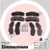 Комплект тормозных колодок, дисковый тормоз ZIMMERMANN 291602001 (фото 1)