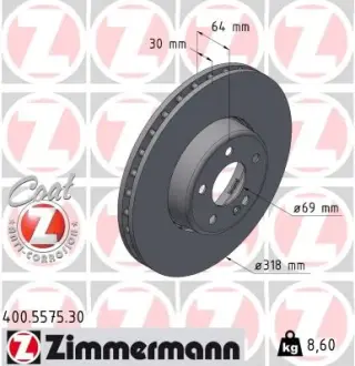 Передні Mercedes C206 C200-300d 2021- ZIMMERMANN 400557530