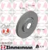 Brake disc. Диск тормозной ZIMMERMANN 430262320 (фото 1)