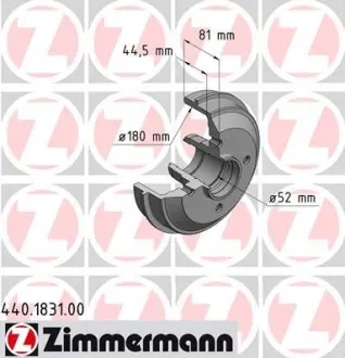 Тормозной барабан ZIMMERMANN 440183100