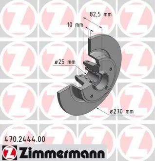 Тормозной диск ZIMMERMANN 470244400